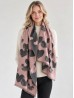 Heart Design Blanket Scarf Heart Design Blanket Scarf